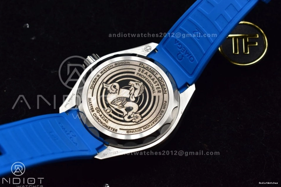 Dial Edition 1:1 Black on White 6000M Versatile Blue TF Bezel SS Rubber Deep Ultra 1078 A Best Ceramic Strap Seamaster 0328